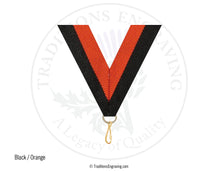 Load image into Gallery viewer, Black and orange ribbon.