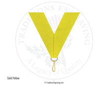 Load image into Gallery viewer, Solid yellow ribbon.
