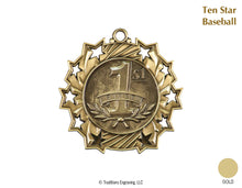 Load image into Gallery viewer, 1st 2nd 3rd Place Medals - Ten Star