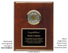 Load image into Gallery viewer, Piano Finish Clock Plaque
