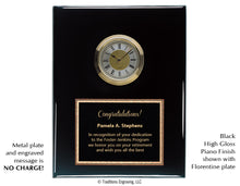 Load image into Gallery viewer, Piano Finish Clock Plaque