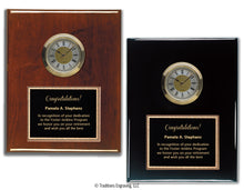 Load image into Gallery viewer, Piano Finish Clock Plaque