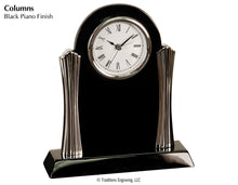 Load image into Gallery viewer, Desk Clock - Wood Black Piano Finish