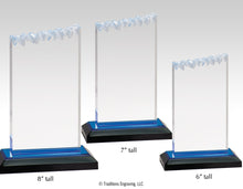 Load image into Gallery viewer, Blue Frosty Acrylic Awards