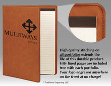 Load image into Gallery viewer, Leatherette Portfolio