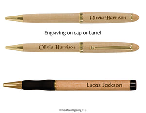 Pens - Maple Ballpoint Pens