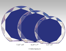 Load image into Gallery viewer, Sunburst Collection, blue, 3 sizes
