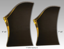 Load image into Gallery viewer, Esteem Arc awards, gold/black