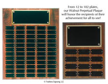 Load image into Gallery viewer, Perpetual Plaque - Walnut