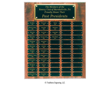 Load image into Gallery viewer, Perpetual Plaque - Walnut