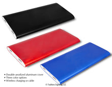 Load image into Gallery viewer, Power Bank and Wireless Anodized Aluminum Charger 8000mAh