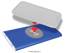 Load image into Gallery viewer, Power Bank and Wireless Anodized Aluminum Charger 8000mAh