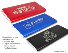 Load image into Gallery viewer, Power Bank and Wireless Anodized Aluminum Charger 8000mAh