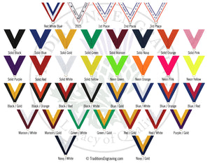 All neck ribbon colors for 2025