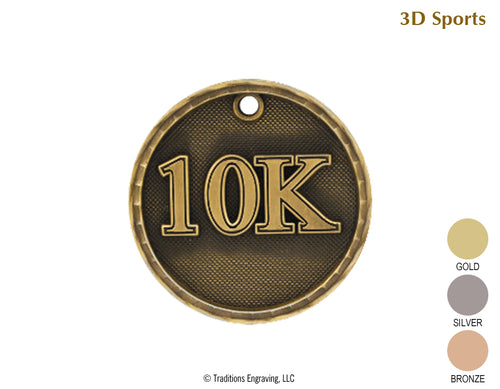 3D Medal 10K Marathon