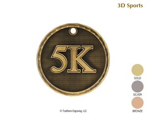 3D Medal 5K Marathon