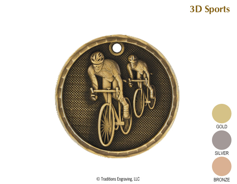 3D Medal Bicycling