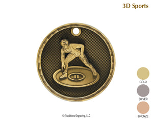 3D Medal Wrestling