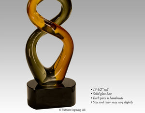 Close-up brown twist award