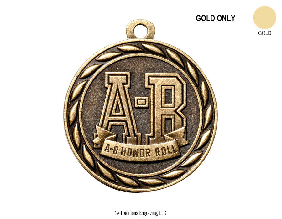 A-B Honor Roll medal