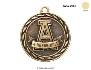 A-Honor Roll Medal