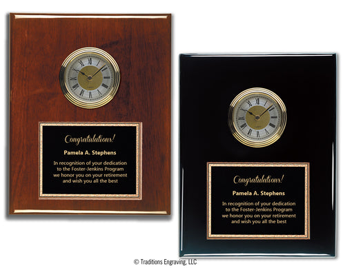 Walnut Plaque Trilogy – Traditions Engraving
