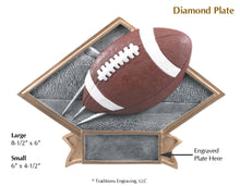 Load image into Gallery viewer, Diamond Plate Football