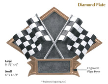 Load image into Gallery viewer, Diamond Plate Checkered Flag