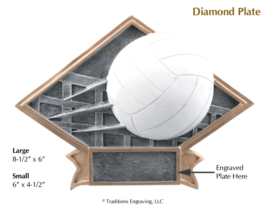 Diamond Plate Volleyball