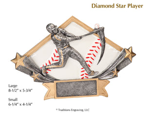 Diamond Star Player Baseball