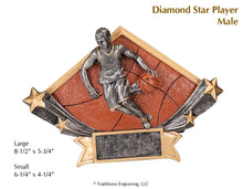 Load image into Gallery viewer, Diamond Star Basketball Player Male