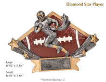 Load image into Gallery viewer, Diamond Star Player Football