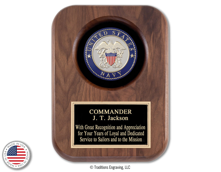 American Military Tribute Plaques