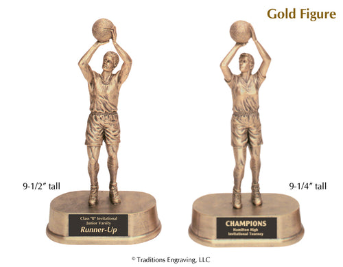 Gold Figure Basketball
