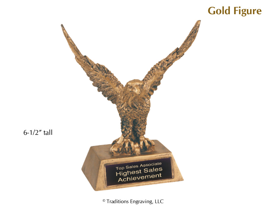 Gold Figure Eagle