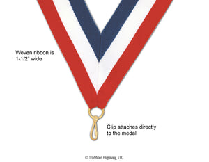 Medal Neck Ribbons, 1-1/2" Wide (Pkg of 5)