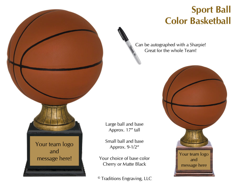 Realistic Color Basketball