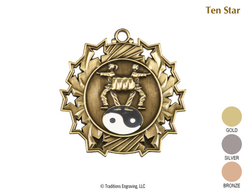Martial Arts Medal - Ten Star