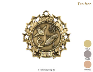 Science Medal - Ten Star