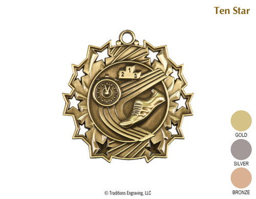 Track Medal - Ten Star