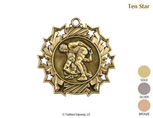 Wrestling Medal - Ten Star