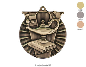 Victory Medal Lamp of Knowledge