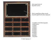 Load image into Gallery viewer, Perpetual Plaque - Walnut