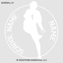 Load image into Gallery viewer, Baseball Car Decal